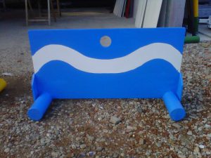 Cancello disegno Mare Equitazione