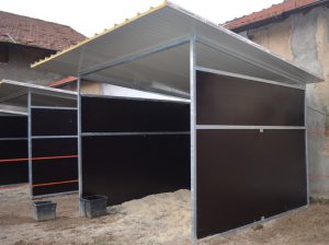 Capannina mobile Bisson per scuderie