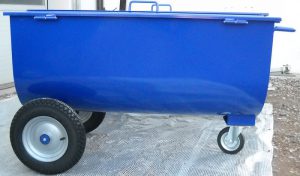 Carrello 300 litri Bisson Equitazione lato