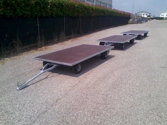 Carrello con pianale Bisson Equitazione Carrello con pianale Bisson Equitazione