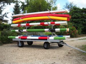 Carrelli con pianale porta barriere Bisson