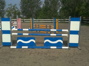 Piliere full con cancelli equitazione Bisson